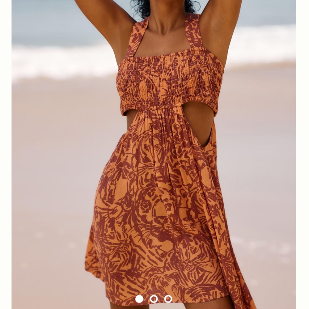 The Piper Bandeau Cutout Mini Dress